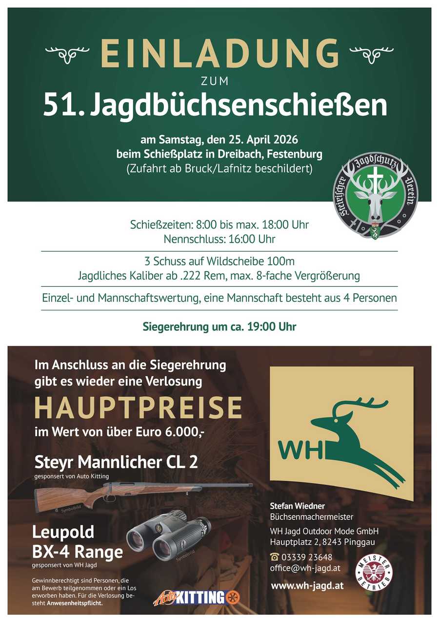 WH Jagd Jagdbüchsenschießen 2026
