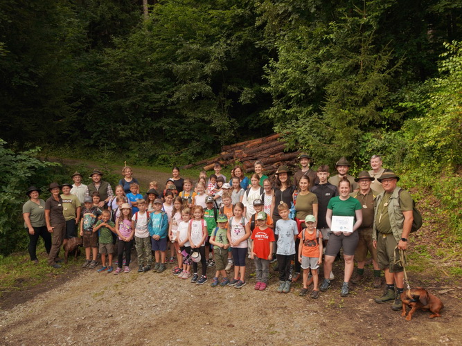 2023.08.01   012   Wald  Und Jagderlebnistag Mit Den Ferienkindern In Anger